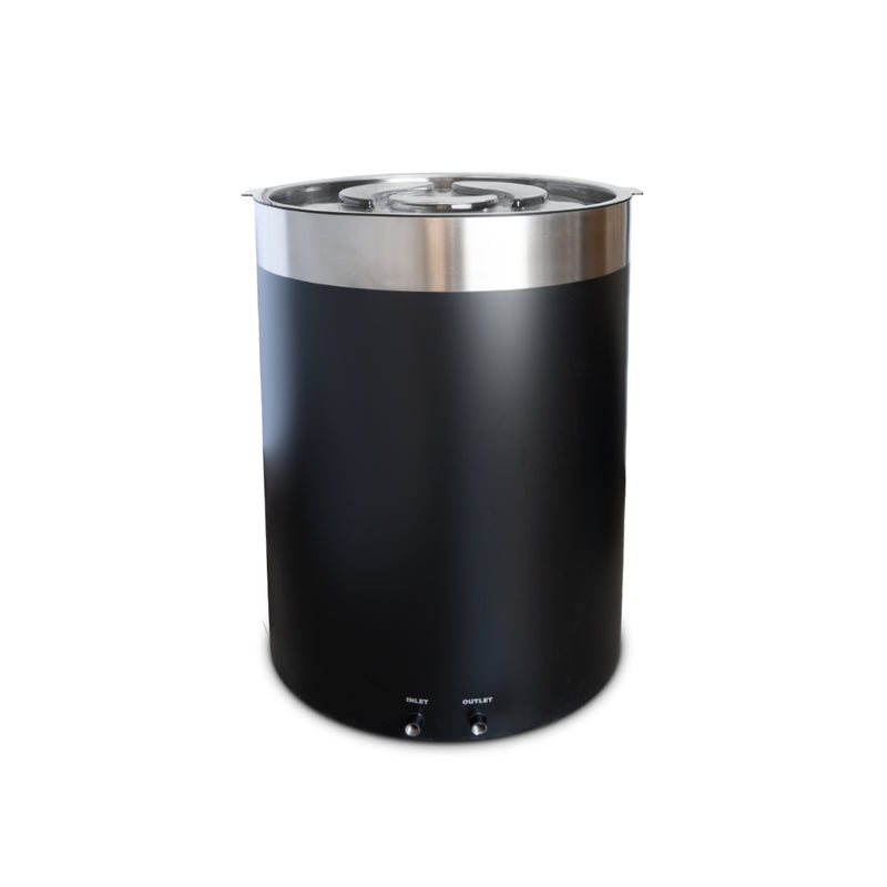 THE WELL - STAINLESS STEEL ICE BARREL IN BLACK