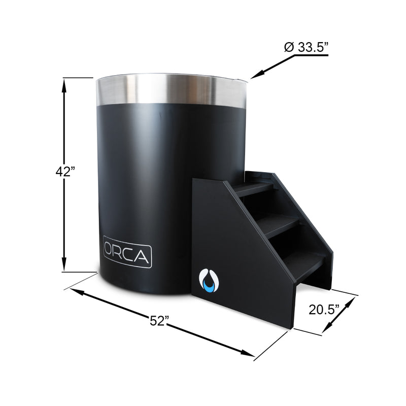 THE WELL - STAINLESS STEEL ICE BARREL IN BLACK
