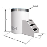 THE WELL - STAINLESS STEEL ICE BARREL IN WHITE