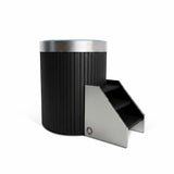 THE WELL - STAINLESS STEEL ICE BARREL IN BLACK TIMBER (FAUX) (PRE-ORDER NOW)