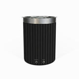 THE WELL - STAINLESS STEEL ICE BARREL IN BLACK TIMBER (FAUX) (PRE-ORDER NOW)