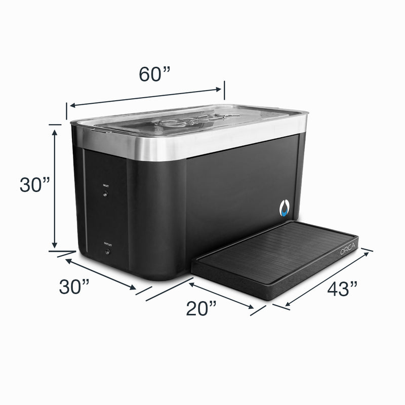 THE TANK - STAINLESS STEEL PLUNGE IN BLACK