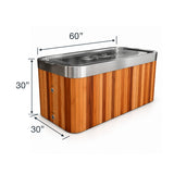 THE TANK - STAINLESS STEEL COLD PLUNGE IN CEDAR (PRE-SALE)