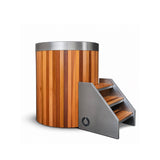 THE WELL - STAINLESS STEEL ICE BARREL IN CEDAR